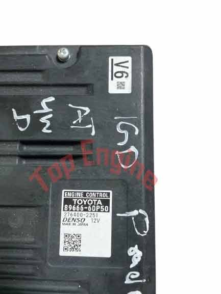 Toyota Land Cruiser Prado Engine ECU 89666-60P50 – 1GD Diesel AT 4WD (2020–2024)